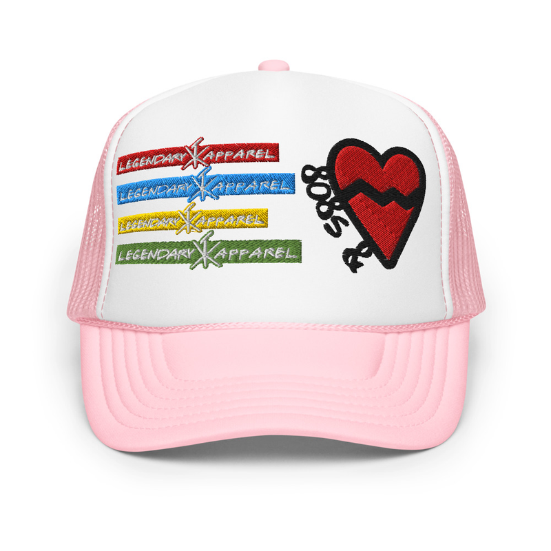[ heartless </3 ] Trucker – One size, Light Pink / White / Light Pink