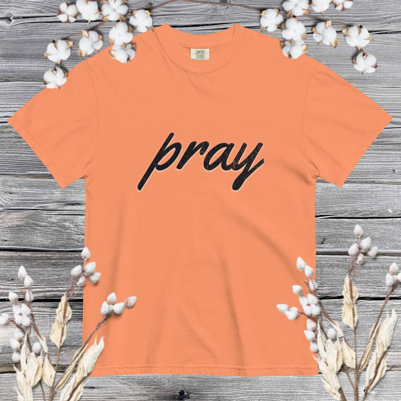 Pray - Comfort Colors – XL, Terracotta
