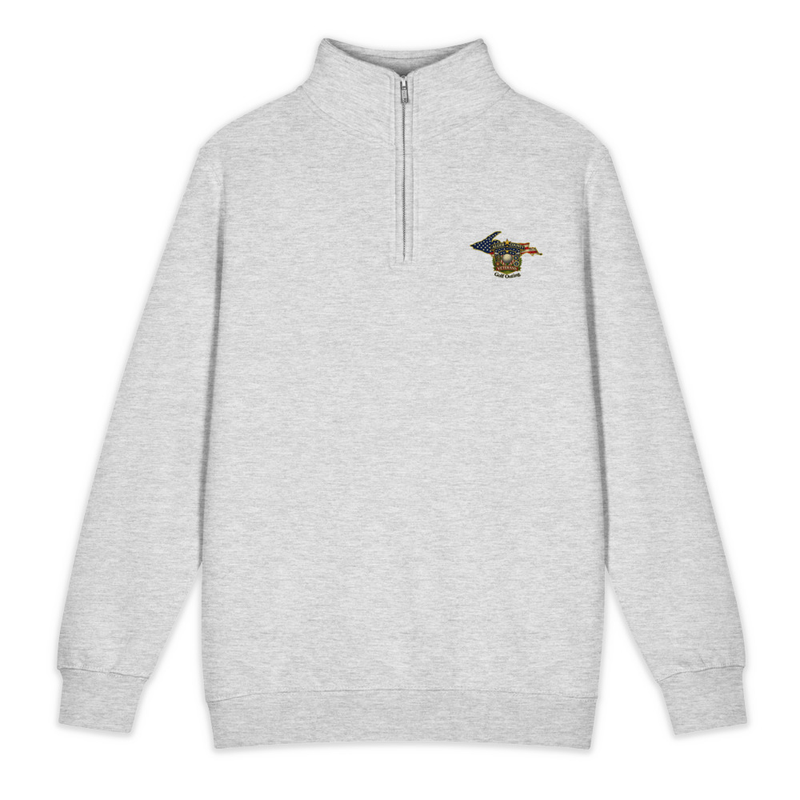 Men's Alger County Golf Outing Lane Seven LS14014 Premium 1/4 Zip Sweatshirt