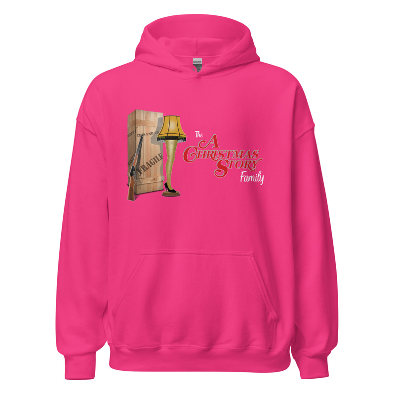 NEW "Fra-Gee-Lay Forever" Hoodie – A Tribute to the Most Iconic Christmas Story Family Award! – XL, Heliconia