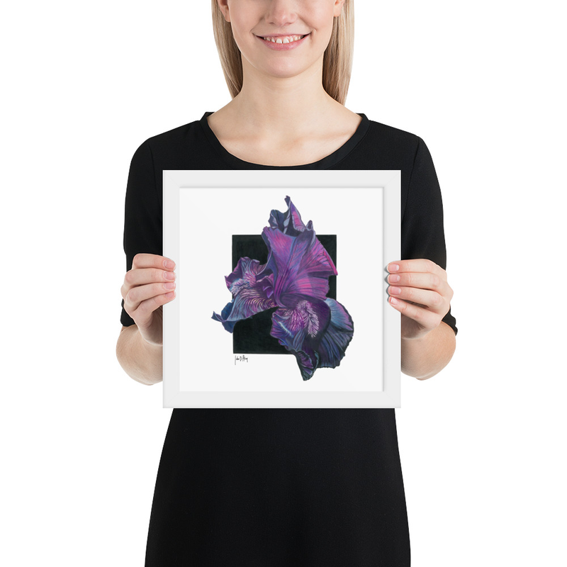 The Power Of Purple Framed Print