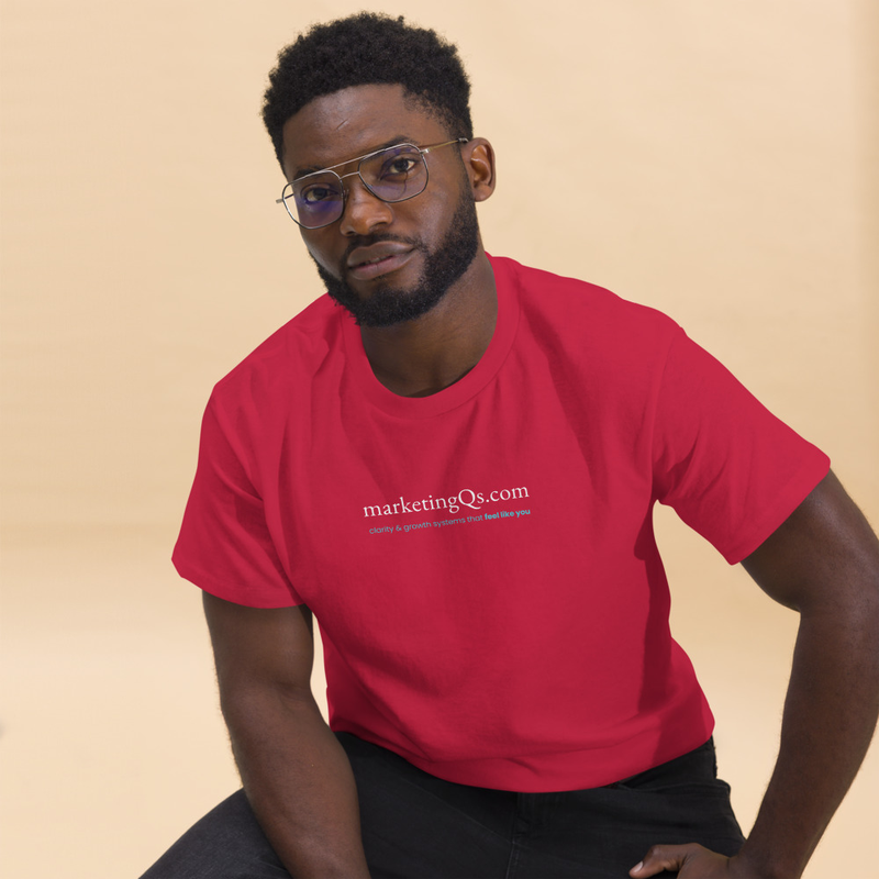 mQs Day One - Dark Promo T – S, Cardinal