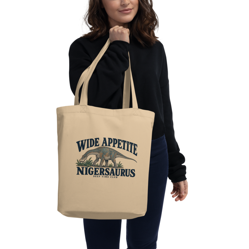 Wide Appetite Nigersaurus Tote, alternate supplier view 1