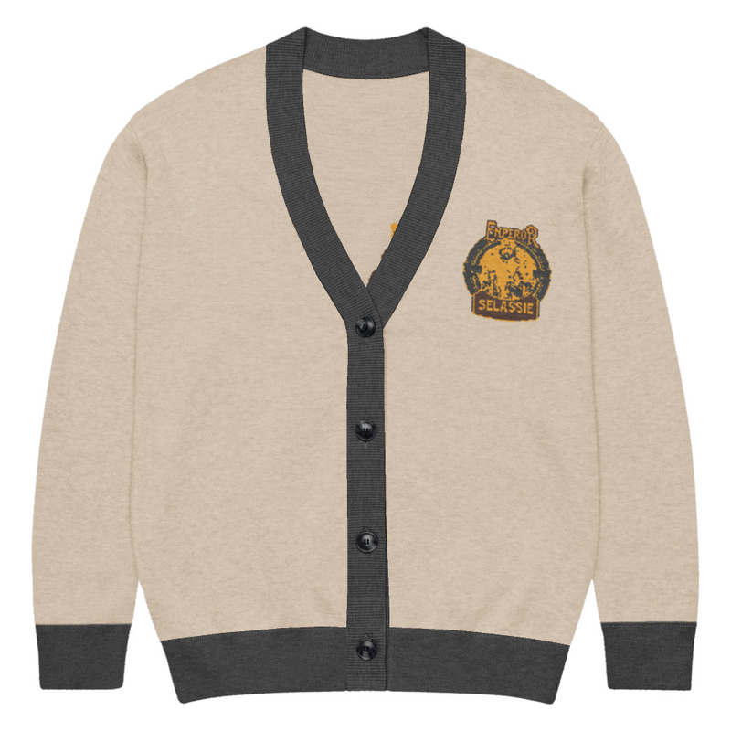 Lion of Judah Knitted cardigan  – XS, Custom