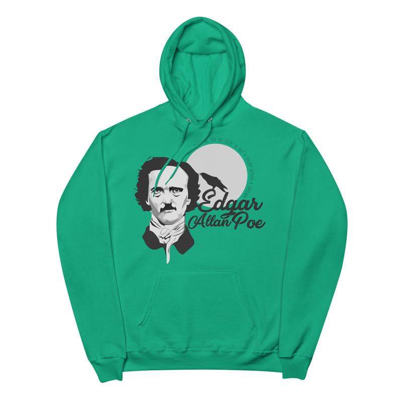 Edgar Allan Poe - Poetry Matters Unisex fleece hoodie