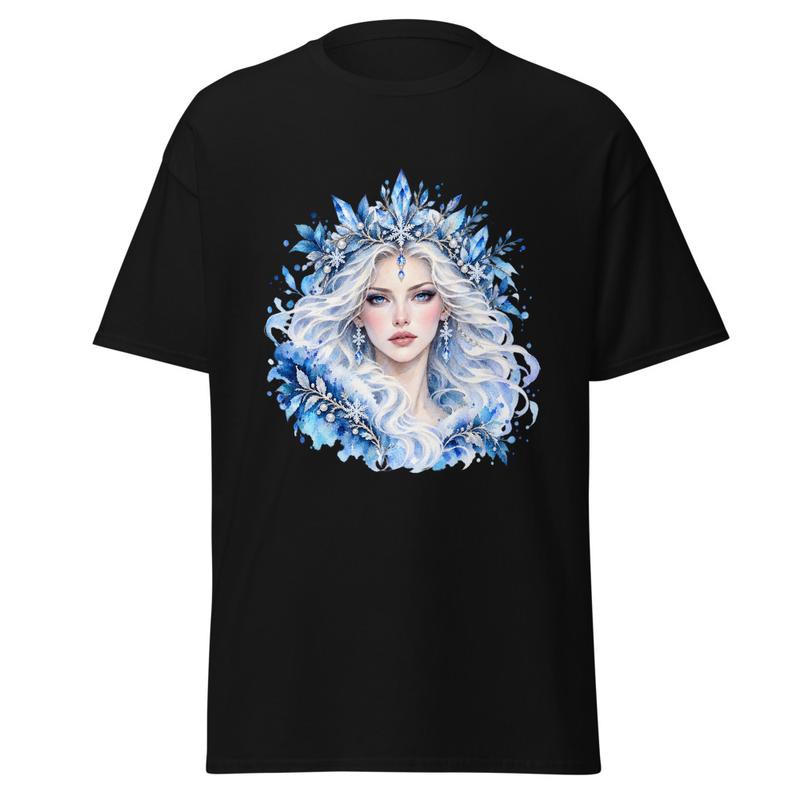 Reina de invierno: Camiseta unisex · Negro