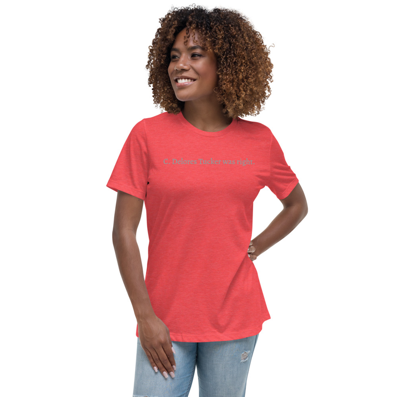 C. Delores Tucker Tee - Grey (Women's) – Image 14