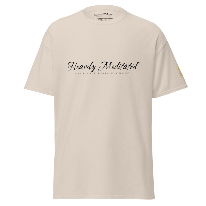Unisex Soft Tee - Heavily Meditated – XL, Natural
