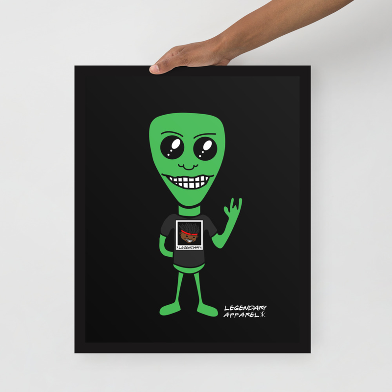 [ Martian Meek NFT ]  Enhanced Matte Framed Poster