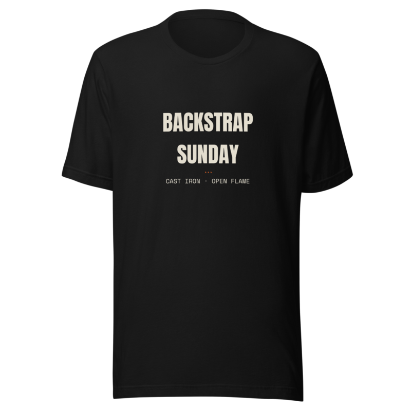 BACKSTRAP SUNDAY Tee — Bowhunting merch