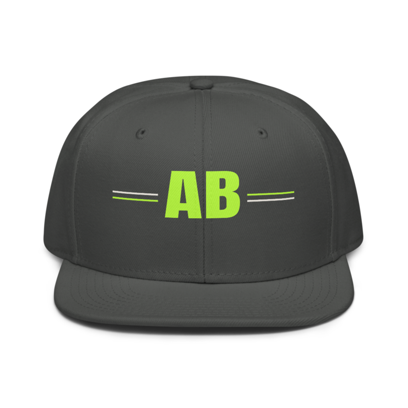 AB MONOGRAM Snapback — front