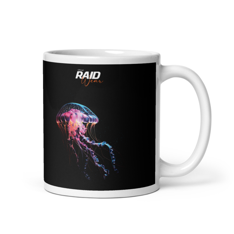 RAID Wear Jellyfish Mug – 11 oz, White