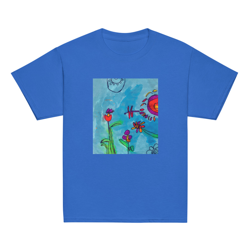 The Flowers - Youth Tee – XS, Royal