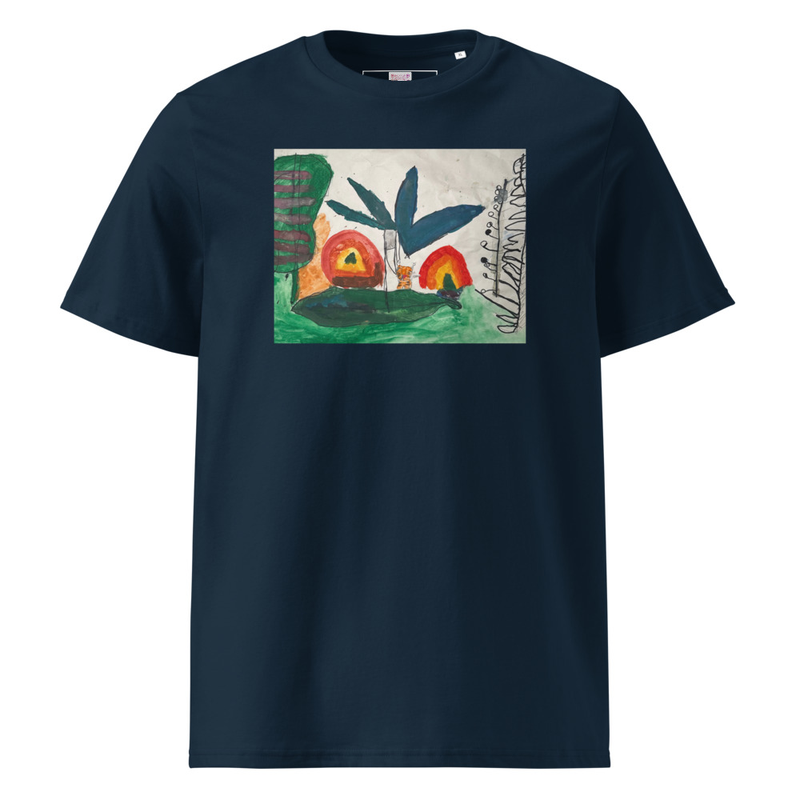 The Jungle - Unisex Organic Cotton Tee – S, French Navy