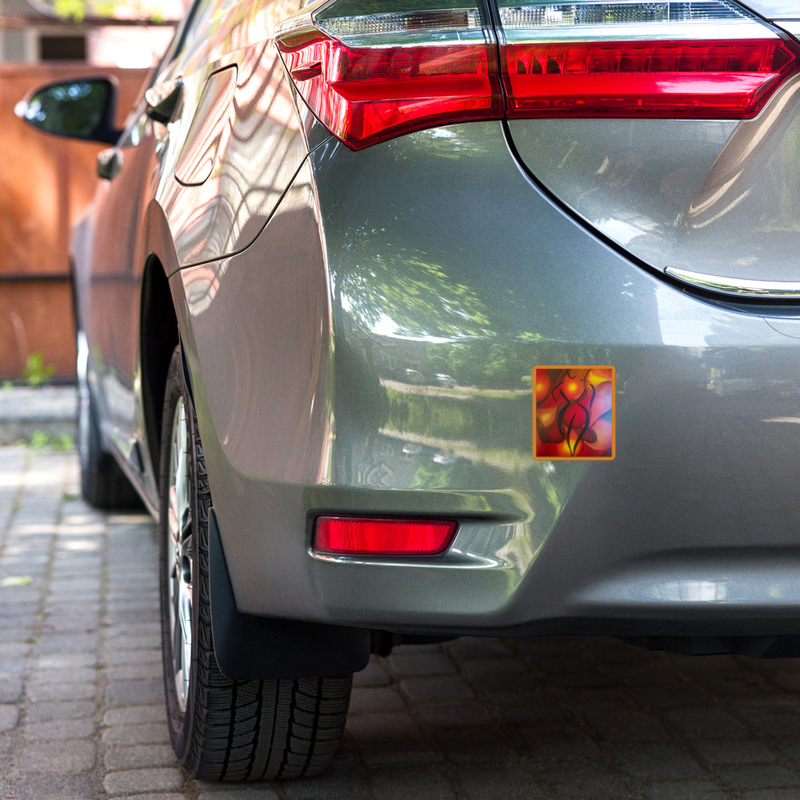 Girl on Fire on a Sticker