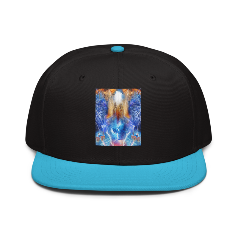 Misrepresent Aqua blue / Black Unisex Pro Style Snapback Hat