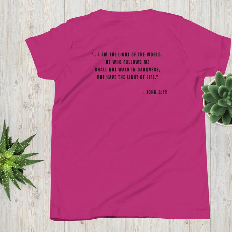 Follow Me - Youth Short Sleeve T-Shirt Lighter colors