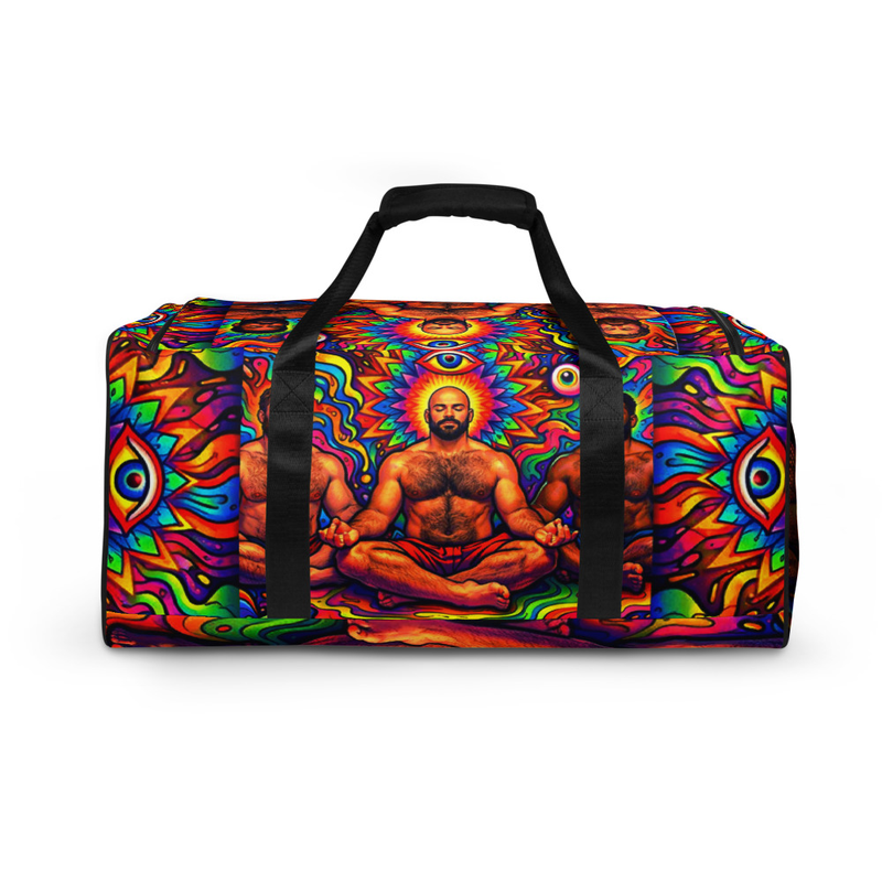 Meditation bears-Duffle bag