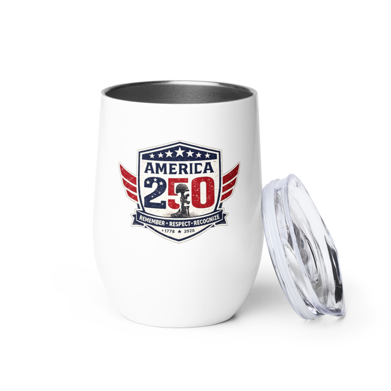 America 250 Tribute 1 Wine tumbler