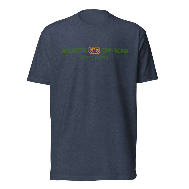Horizontal Front T-Shirt - Green/Orange Logo