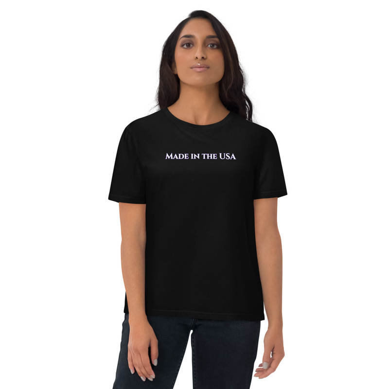 Made in the USA Armed Queens WGOAA Unisex organic cotton t-shirt