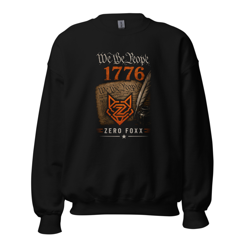 1776 — Parchment & Quill | Sweatshirt — Black / S