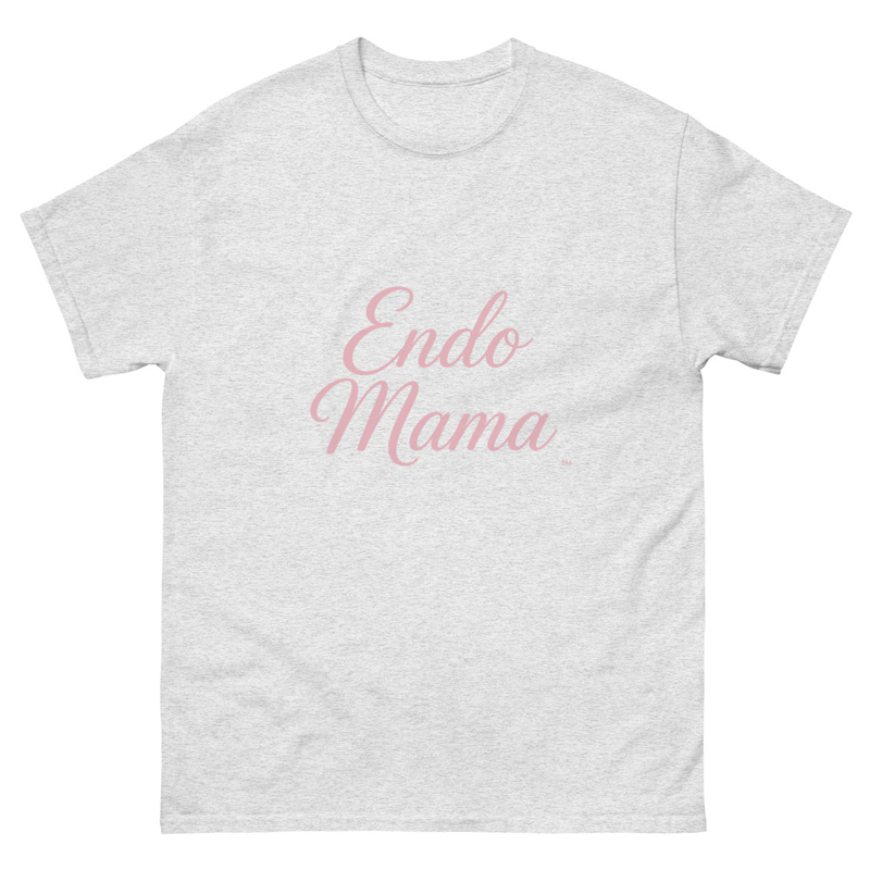 Endo Mama Unisex Light Gray Classic Tee