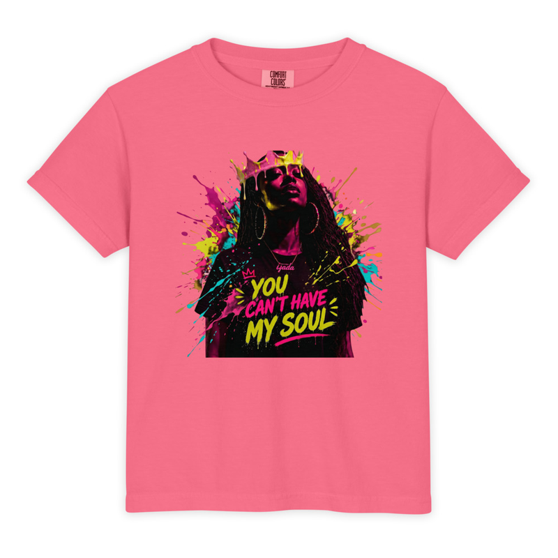 Youth Garment-Dyed Heavyweight "You Can't Have My Soul ijada Portrait" T-Shirt - Comfort Colors 9018