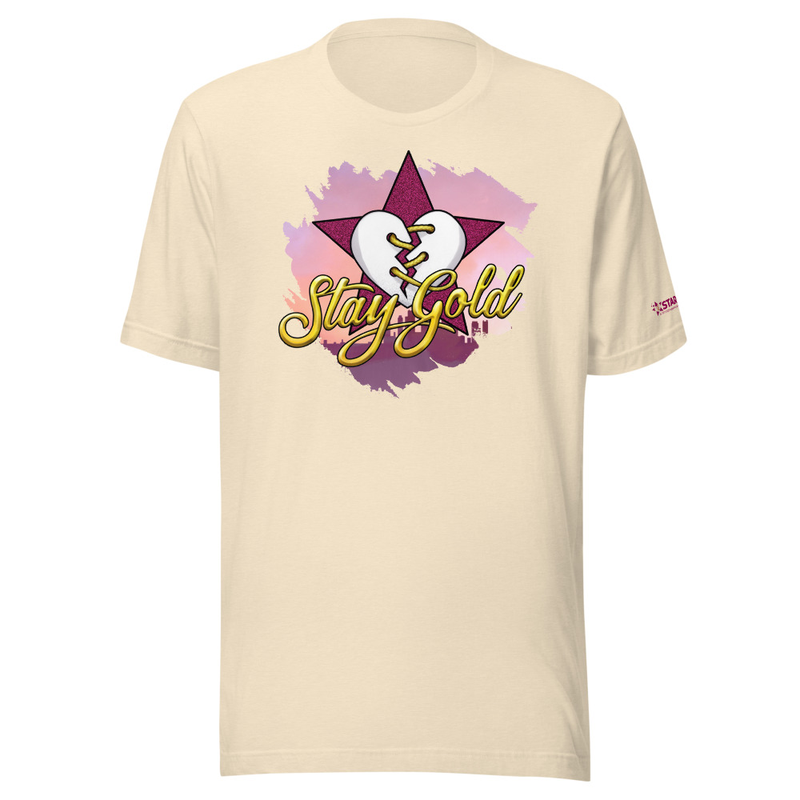 Stay Gold T-Shirt - Light – XL, Heather Natural