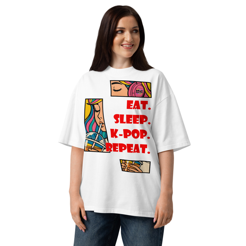 Eat Sleep K-Pop Repeat T-Shirt