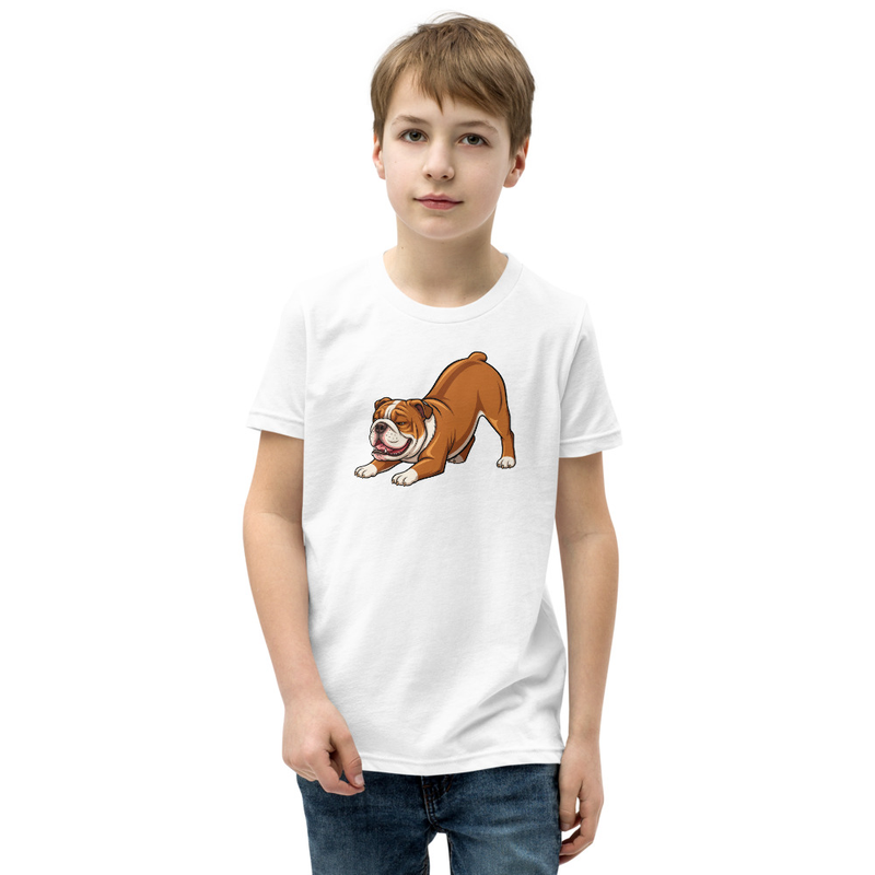 Downward Dog Bulldog Youth Tee