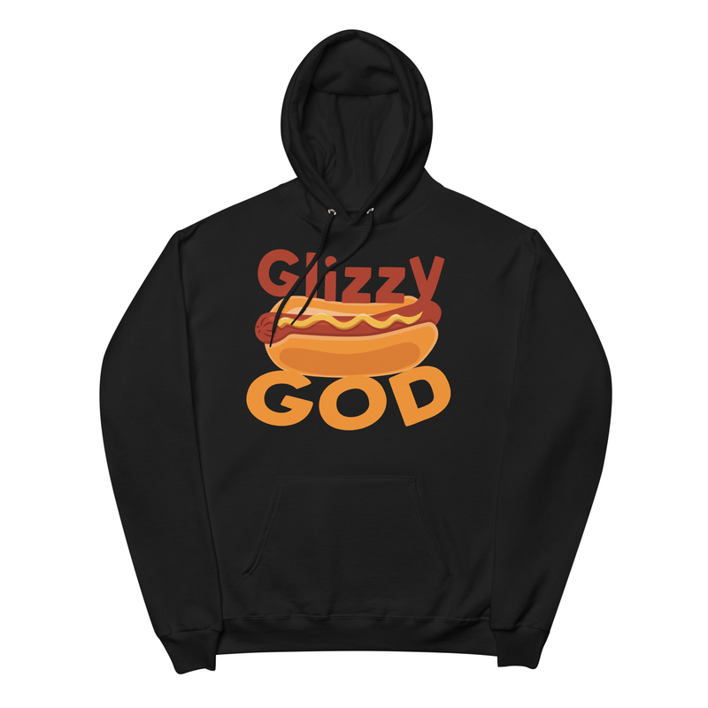 Glizzy God - Premium Unisex Hoodie - Chefs kiss, foodie, grilled, grilling, bbq, chef, chef master, hot dogs, hamburgers, barbecue, glizzy
