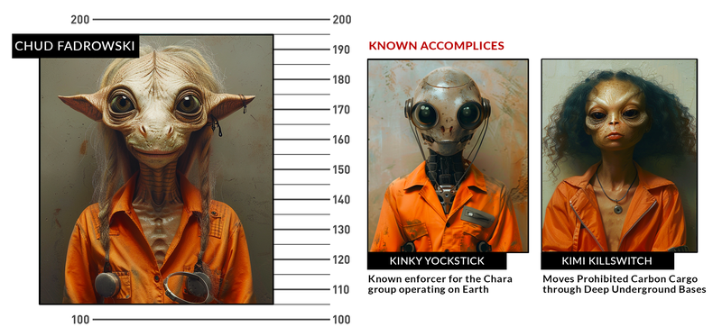 Alien Mugshots - Chud Fadrowski