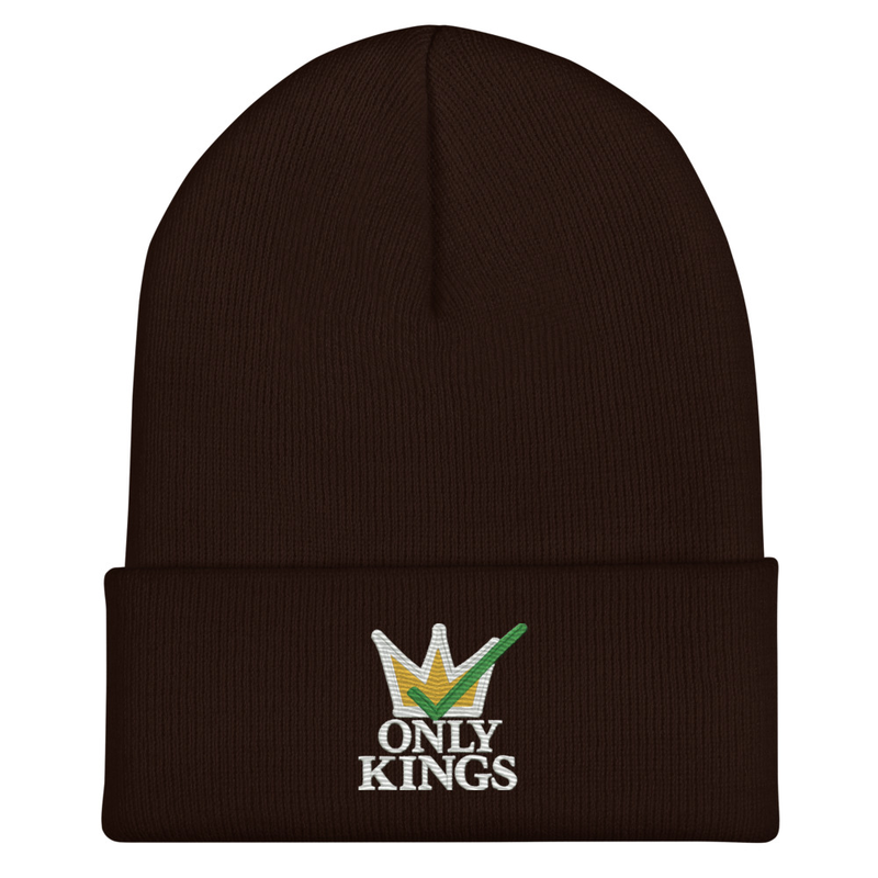Cuffed Beanie – One size, Brown