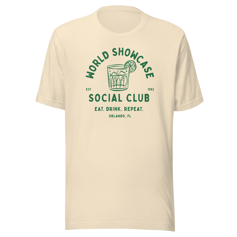 Glass Social Club Tee – 3XL, Heather Natural