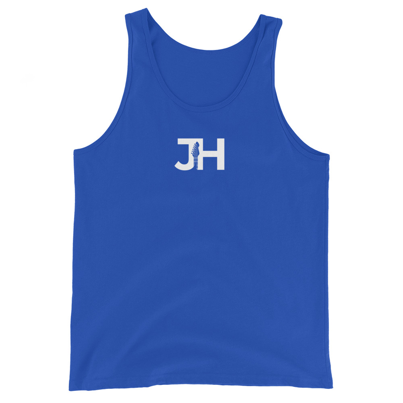 Men's Tank Top JH White Bella + Canvas 3480 – 2XL, True Royal