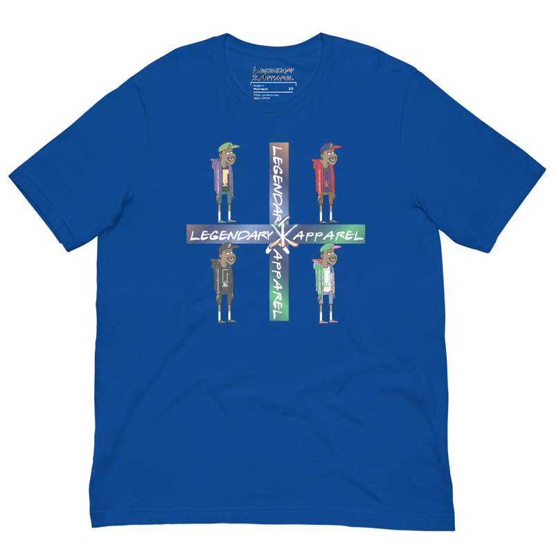 [ flower boii ] tee – 3XL, True Royal