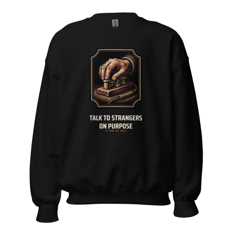 Talk To Strangers On Purpose Crewneck (Artist Series) mockup