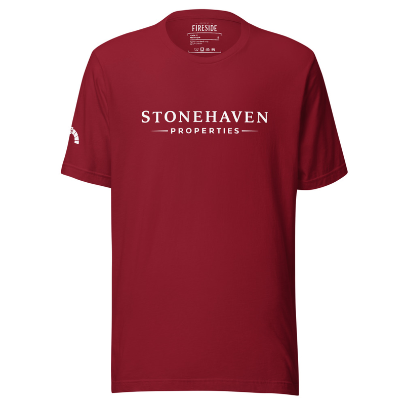 Deluxe Stonehaven Properties T-Shirt – XL, Cardinal