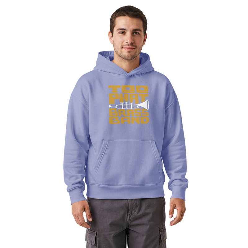 Unisex relaxed mid-weight hooded sweatshirt