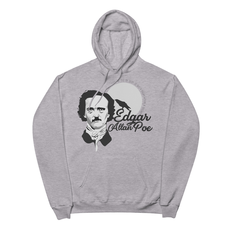 Edgar Allan Poe - Poetry Matters Unisex fleece hoodie