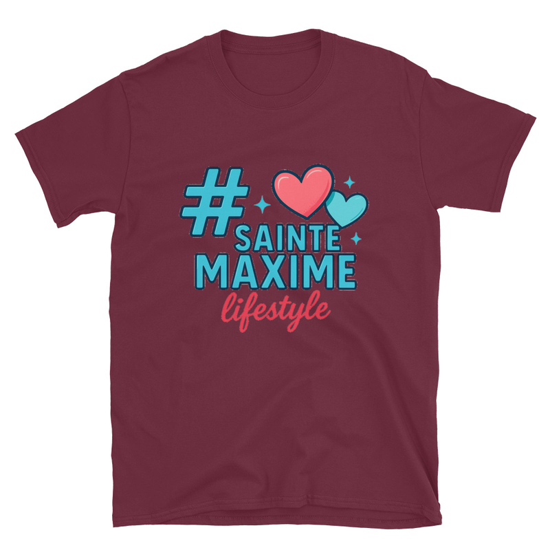  T-Shirt Unisexe #SAINTEMAXIME Logo 2026 - vue 4