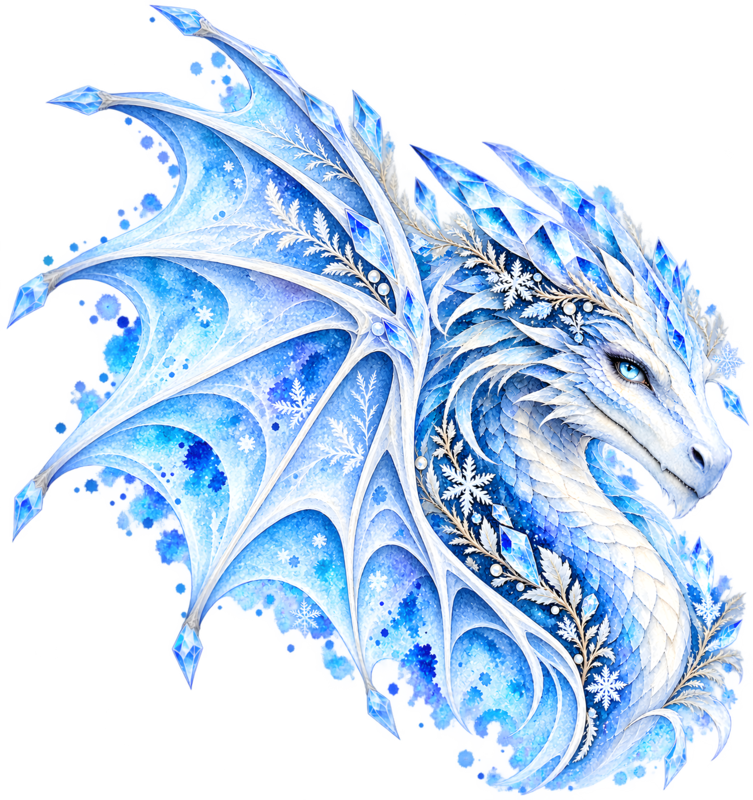 Diseño Dragón de hielo
