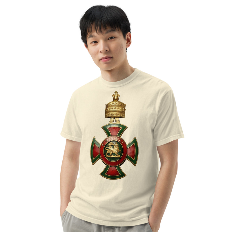 Unisex Imperial Order of the Star of Ethiopia garment-dyed heavyweight t-shirt