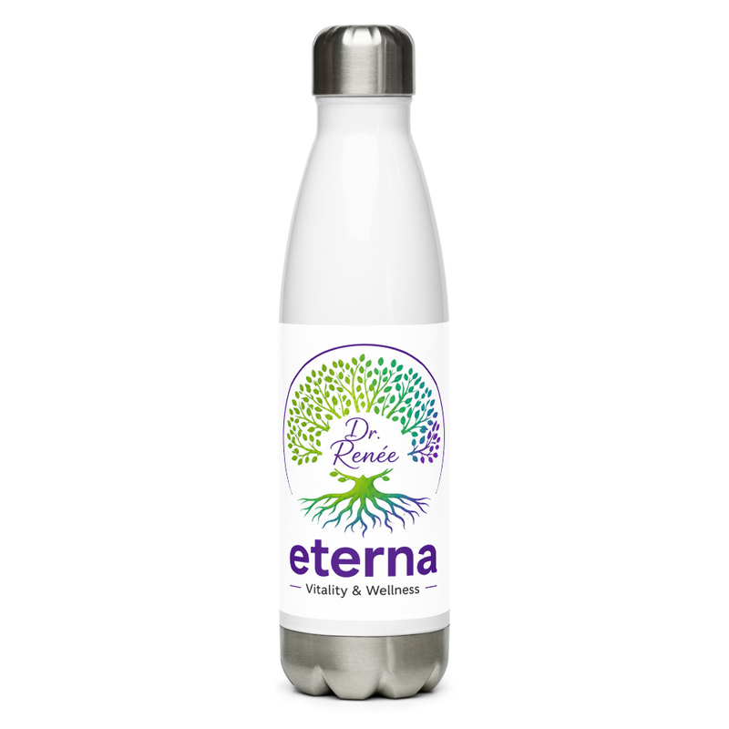Eterna Flask - Stainless steel water bottle – 17 oz, White