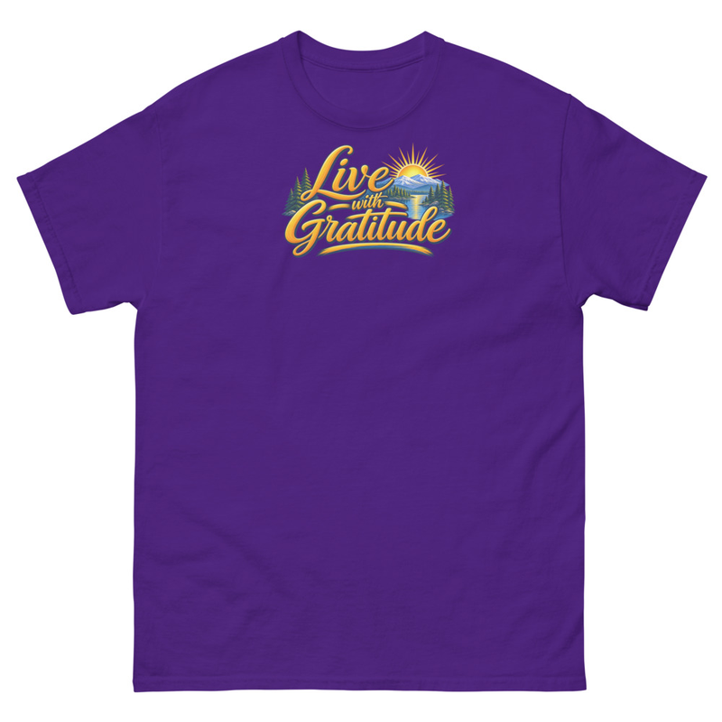 Live with Gratitude Unisex classic tee