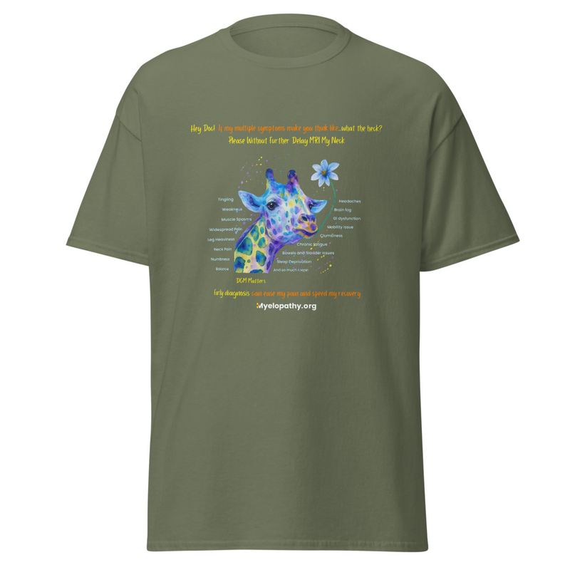 Giraffe DCM Matters Classic Tee Dark – M, Military Green