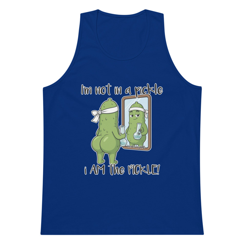 I Am The Pickle – Men’s premium tank top — Team Royal