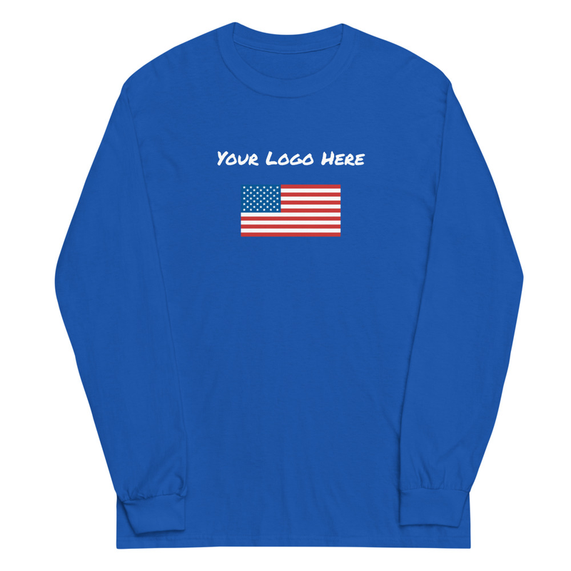 Men’s Long Sleeve Shirt | Embroidery or Print