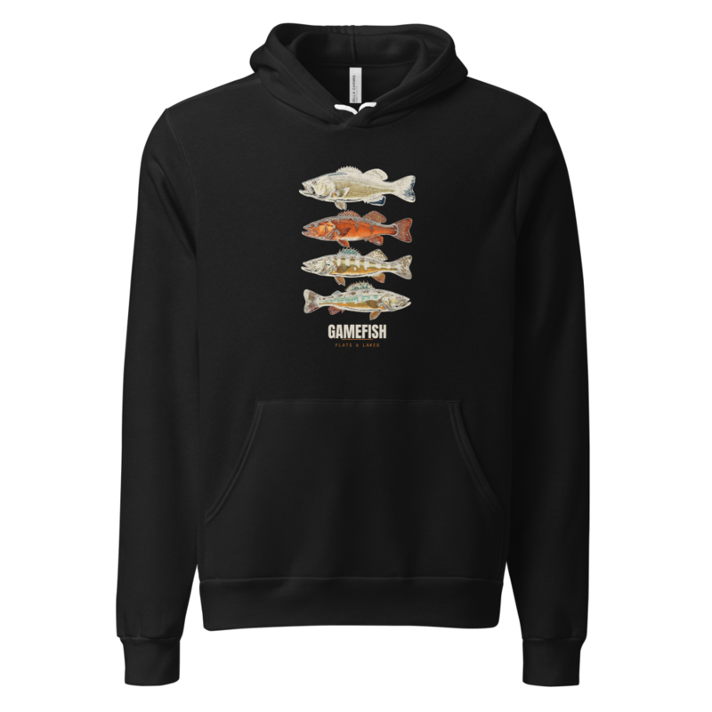 Gamefish Plate Hoodie — Kayak Fishing merch